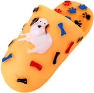 ANNAM Whistling slippers 14 cm, orange - Dog Toy