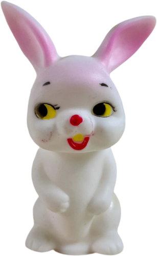 ANNAM Squeaky animal 9-15 cm (set of 4), rabbit - Dog Toy - Main image