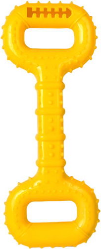 ANNAM Whistling bone for treats 28 × 11 cm, yellow - Dog Toy - Main image