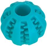 ANNAM Rubber ball for treats 7 cm, turquoise - Dog Toy Ball - Main image