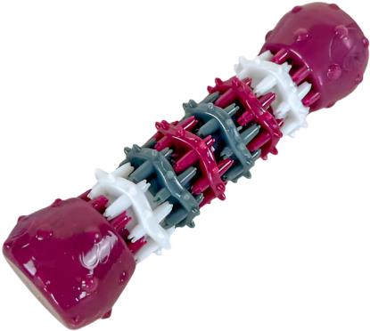 ANNAM Rubber dental toy for dogs 15 cm, burgundy - Dog Toy - Main image