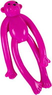 ANNAM Rubber monkey 20 cm, pink - Dog Toy