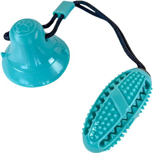 ANNAM Toy for treats with suction cup 43 cm, blue - Dog Toy - Main image