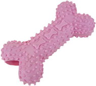 ANNAM Rubber bone for dogs 14,5 cm, pink - Dog Toy