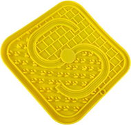 ANNAM Licking mat with suction cup 20 cm, yellow - Lick Mat