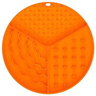 ANNAM Licking mat against chewing 20 cm, orange - Lick Mat