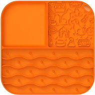 ANNAM Licking mat against chewing 20 × 20 cm, orange - Lick Mat
