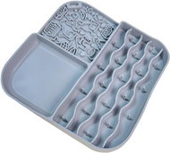 ANNAM Licking mat against chewing 20 × 20 cm, grey - Lick Mat