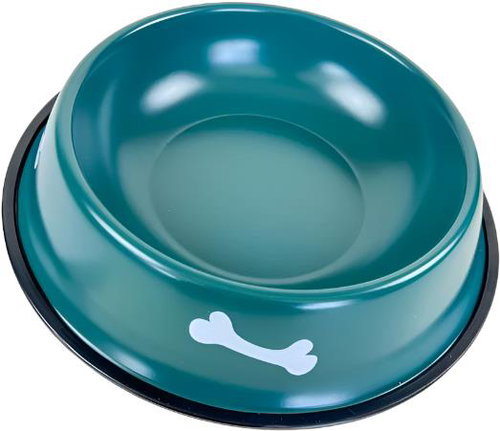 ANNAM Stainless steel bowl for dogs 34 cm, green - Dog Bowl - Main image
