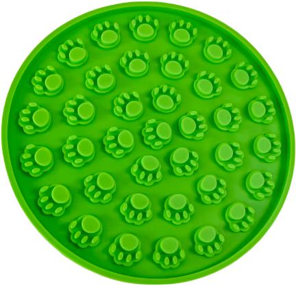 ANNAM Anti-chewing licking plate 15 cm, green - Lick Mat - Main image