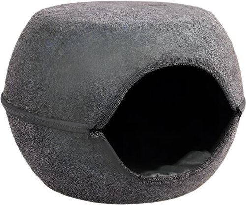 ANNAM Pet house oval 34 × 45 cm, dark grey - Pet Bed - Main image