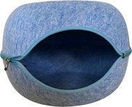ANNAM Pet house oval 34 × 45 cm, blue - Pet Bed