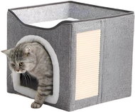 ANNAM Folding pet house 39 × 39 × 39 cm, grey - Pet Bed