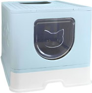 ANNAM Cat litter box 40 × 51 × 35 cm, blue - Cat Litter Box