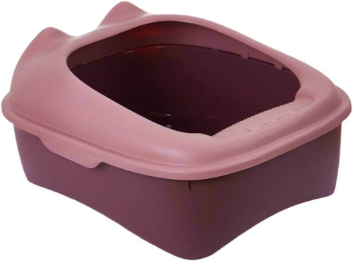 ANNAM Cat litter box S 30 × 40 × 20 cm, pink - Cat Litter Box - Main image