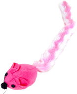 ANNAM Hairy mouse with long tail for cats 30 cm, pink - Cat Toy Mouse