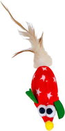 ANNAM Mouse with feathers for cats 15 cm, red - Cat Toy Mouse