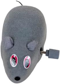 ANNAM Rolling mouse on flywheel 10 cm, grey - Cat Toy Mouse - Main image