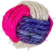 ANNAM Knitted claw ball for cats 6 cm, purple-pink - Cat Toy