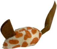 ANNAM Plush mouse for cats 17 cm, giraffe - Cat Toy Mouse