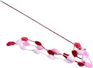 ANNAM Teether with pom pom string 50 cm, red - Cat Toy