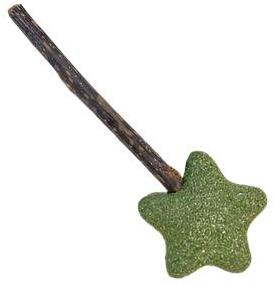 ANNAM Shanta for cats on a stick 13 - 14 cm × 3,5 - 5 cm, Star - Cat Toy - Main image