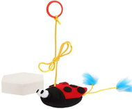 ANNAM Plush pet for pets 10 - 20 cm, Ladybug - Cat Toy