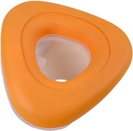 ANNAM Trojuhelník s míčkem pro kočky 25 cm, oranžový - Hračka pro kočky