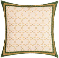 ANNAM Sheet colonial style, beige 45 × 45 cm - Pillowcase
