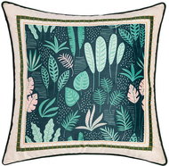 ANNAM Sheet colonial style, green 45 × 45 cm - Pillowcase