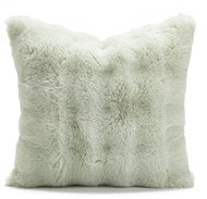 ANNAM Natural style cover - plush, green 45 × 45 cm - Pillowcase