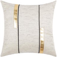 ANNAM Luxury pillowcase - beige, black and gold 45 × 45 cm - Pillowcase