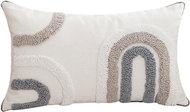 ANNAM Cover Nordic style with semicircles, white 30 × 50 cm - Pillowcase