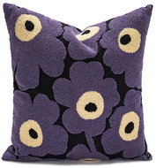 ANNAM Flower cover, purple 45 × 45 cm - Pillowcase