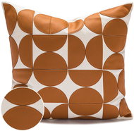ANNAM Cover geometric series - hemispheres, orange 45 × 45 cm - Pillowcase