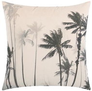 ANNAM Jungle cover with palm trees, beige 45 × 45 cm - Pillowcase