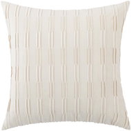 ANNAM Luxury pillowcase - beige with stripes, light beige 45 × 45 cm - Pillowcase