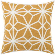 ANNAM Cover Swedish style - yellow scattered flowers, yellow 45 × 45 cm - Pillowcase