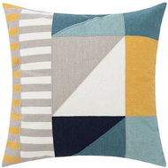 ANNAM Cover Swedish style - geometric shapes, multicoloured 45 × 45 cm - Pillowcase