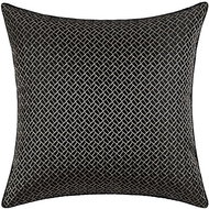 ANNAM Colonial style cover - embroidered with pattern, black 45 × 45 cm - Pillowcase