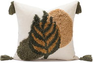 ANNAM Autumn fringed row cover No. 5, multicoloured 45 × 45 cm - Pillowcase