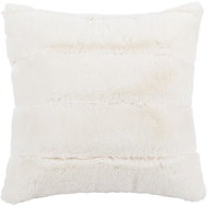ANNAM Natural style rabbit fur cover, beige 45 × 45 cm - Pillowcase