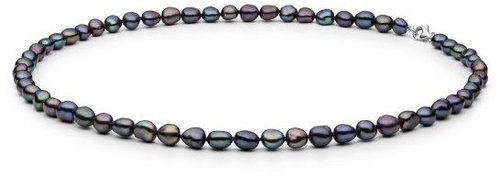 ANNA PERLY Baroque pearl necklace multicolour (Ag 925/1000; 21 g) Main image ANNA PERLY Baroque pearl necklace multicolour (Ag 925/1000; 21 g) - Necklace - Main image