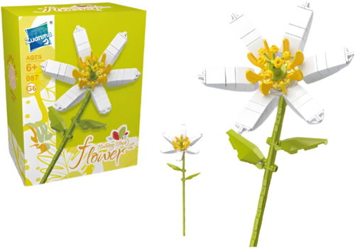 ANNAM Flower 121 pcs 32 × 12,6 cm - Building Set - Main image