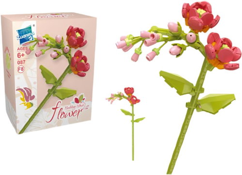ANNAM Flower 140 pcs 28,5 × 15 cm - Building Set - Main image