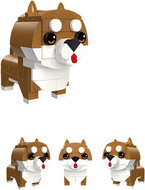 ANNAM Dog Shiba Inu 102 pcs 4,7 × 8,4 × 7,4 cm - Building Set