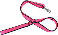 ANNAM Padded reflective leash 2 cm, length 100-170 cm, pink - Leash