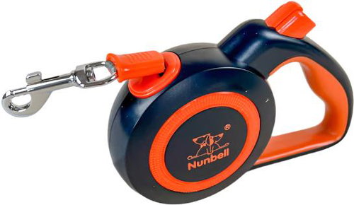 ANNAM Honeycomb self-retracting leash 5 m, orange - Leash - Main image