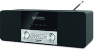 TechniSat Radio receiver DAB+/FM/BT with CD Digitradio 3 ASA, black/silver - Radio