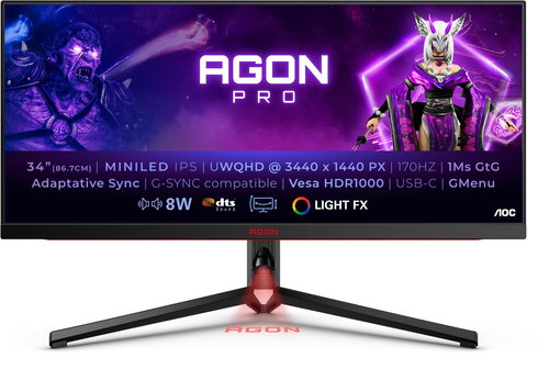 34" AOC AG344UXM - Monitor - Main image